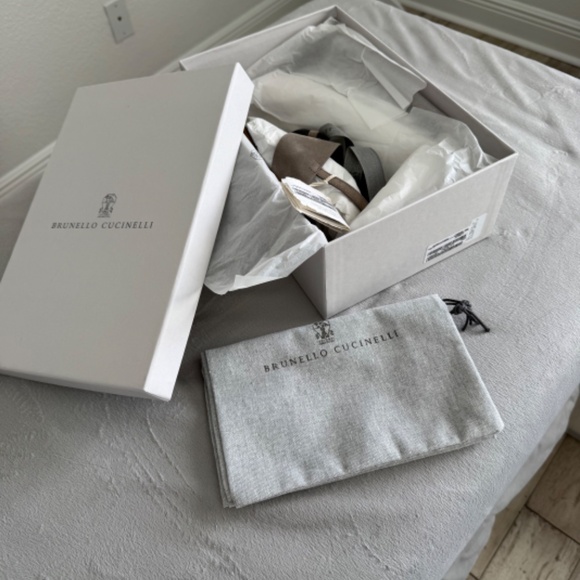 Brunello Cucinelli Suede Sandals with Precious Tassel - Picture 5 of 14